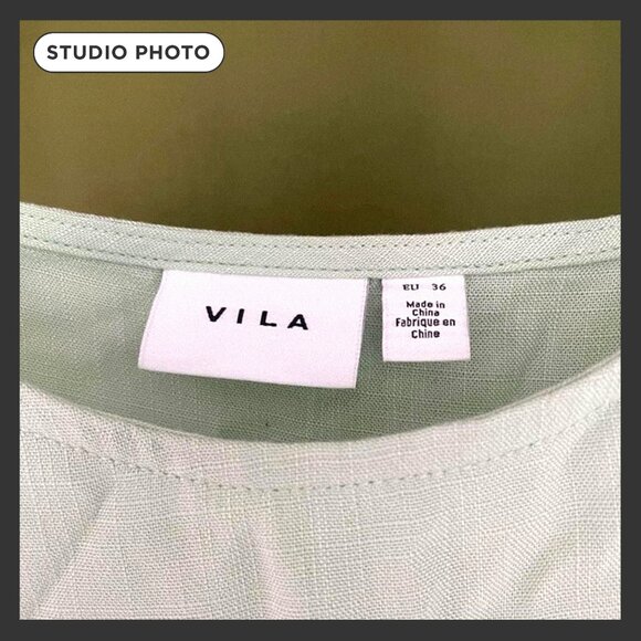 Asos Midi Dress, Green, Size 4 - Picture 4 of 5